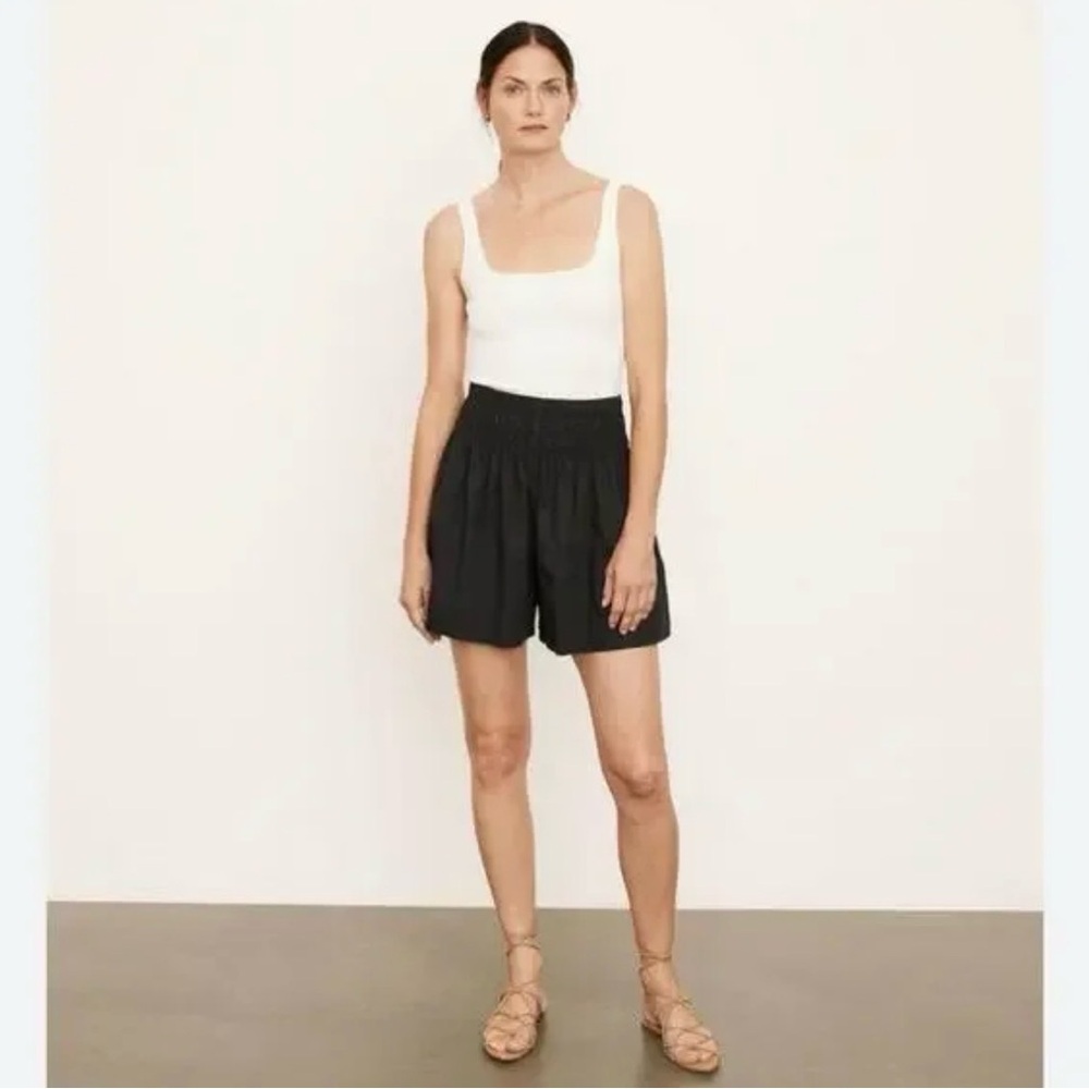 Vince High Waist Black Shorts